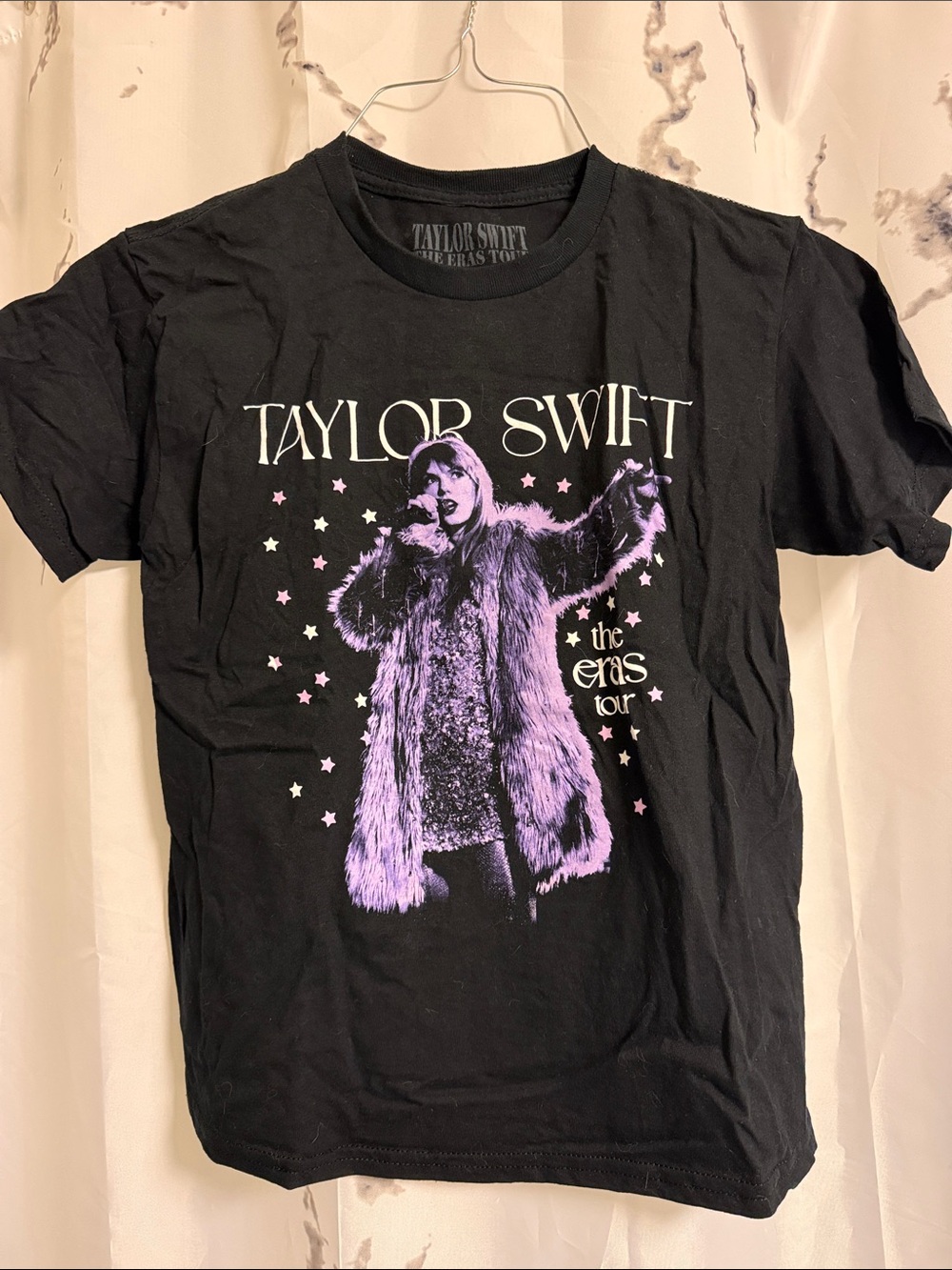 Taylor Swift Eras Tour International Dates Short Sleeve Shirt Sz Youth M